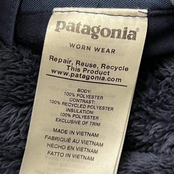 Patagonia Vest R2 Levitator Unisex XS Blue Reversible Shelled Retro-X Fleece - Picture 9 of 10